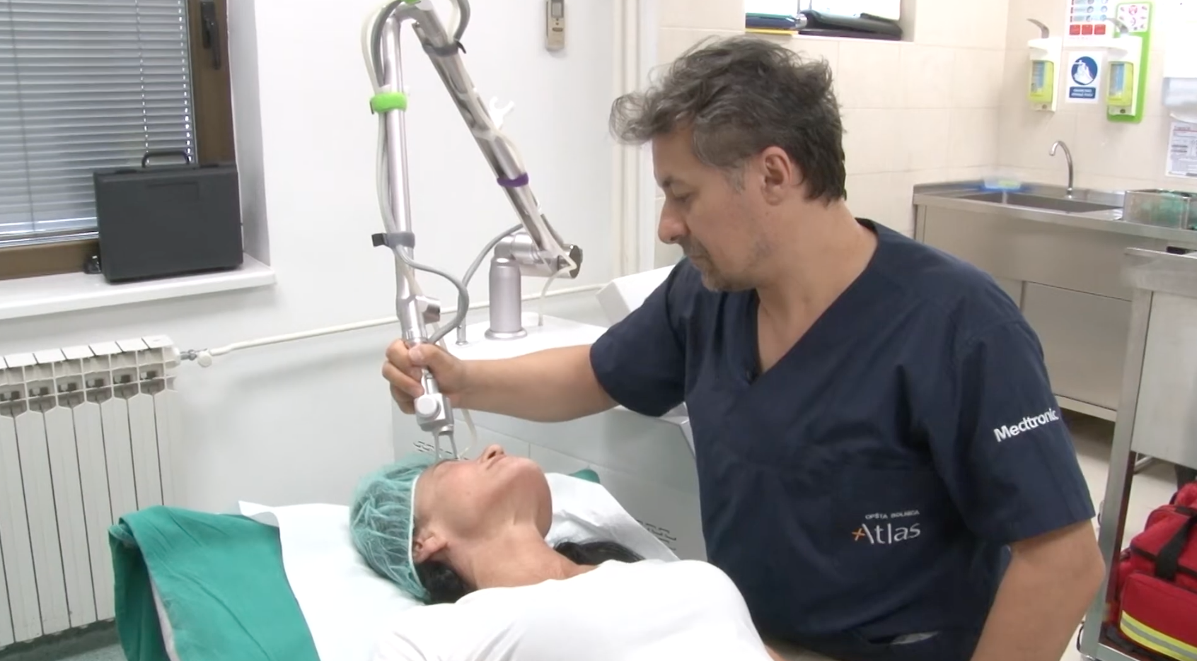 Laserski piling lica - opšta bolnica Atlas